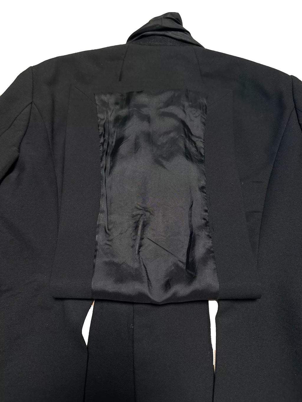 Rick Owens Mainline Shawl-Collar Wool Beige Suit
