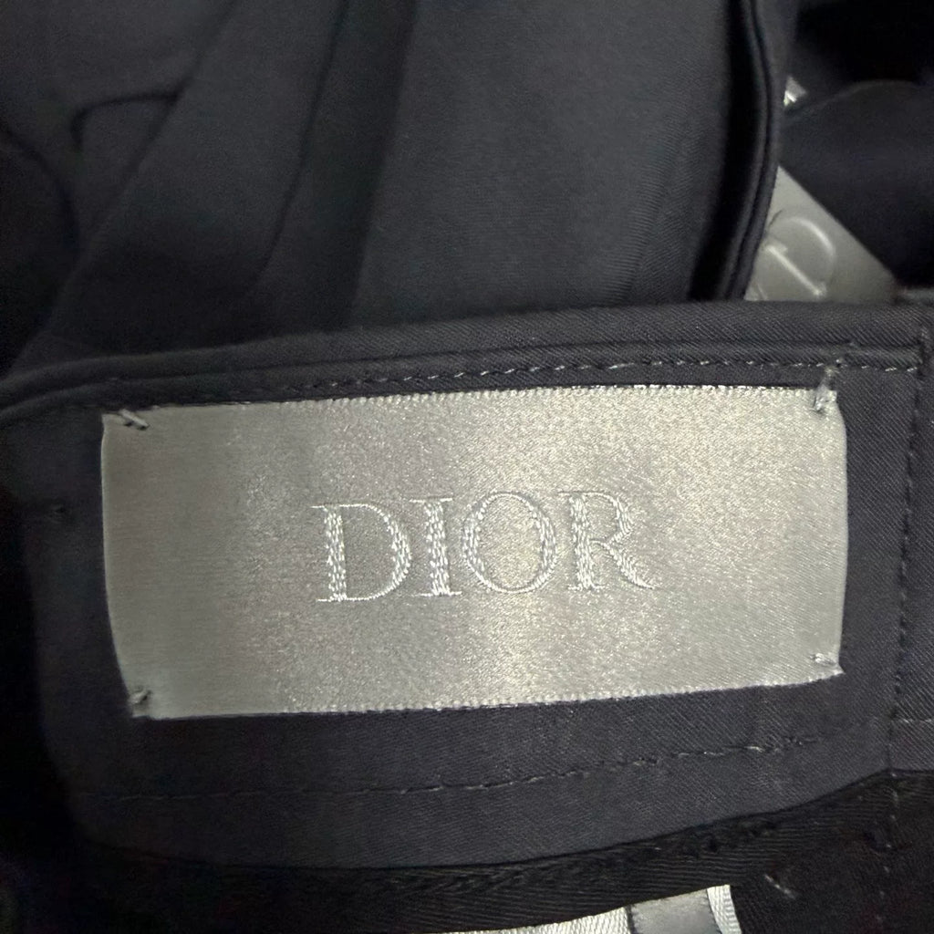 Dior Cargo Pants Casual Pants Straight-Leg Gray Belt