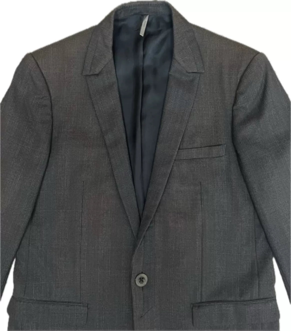 Dior Homme AW08 Metallic Single-Breasted Wool Blazer