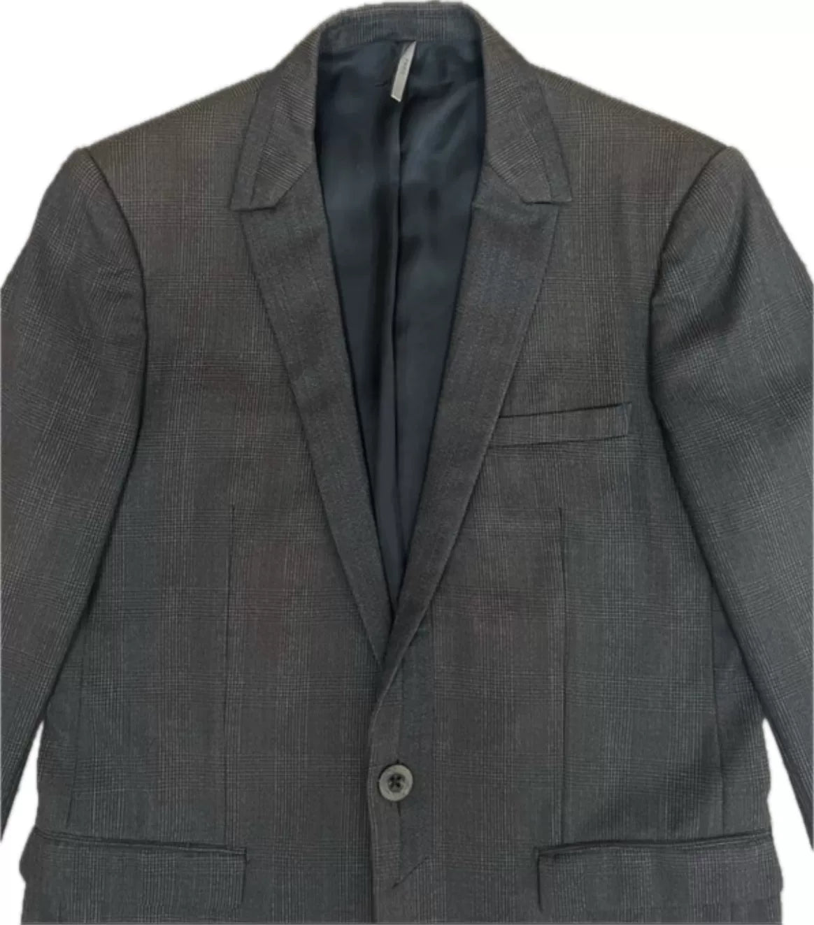 Dior Homme AW08 Metallic Single-Breasted Wool Blazer