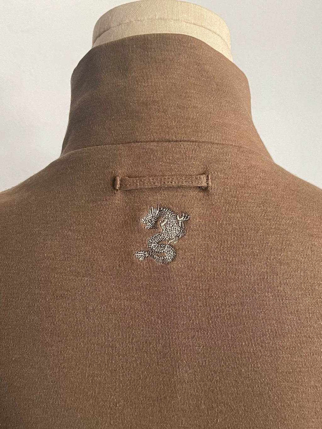 Jean Paul GAULTIER Dragon Pattern Zip-Up Sweater