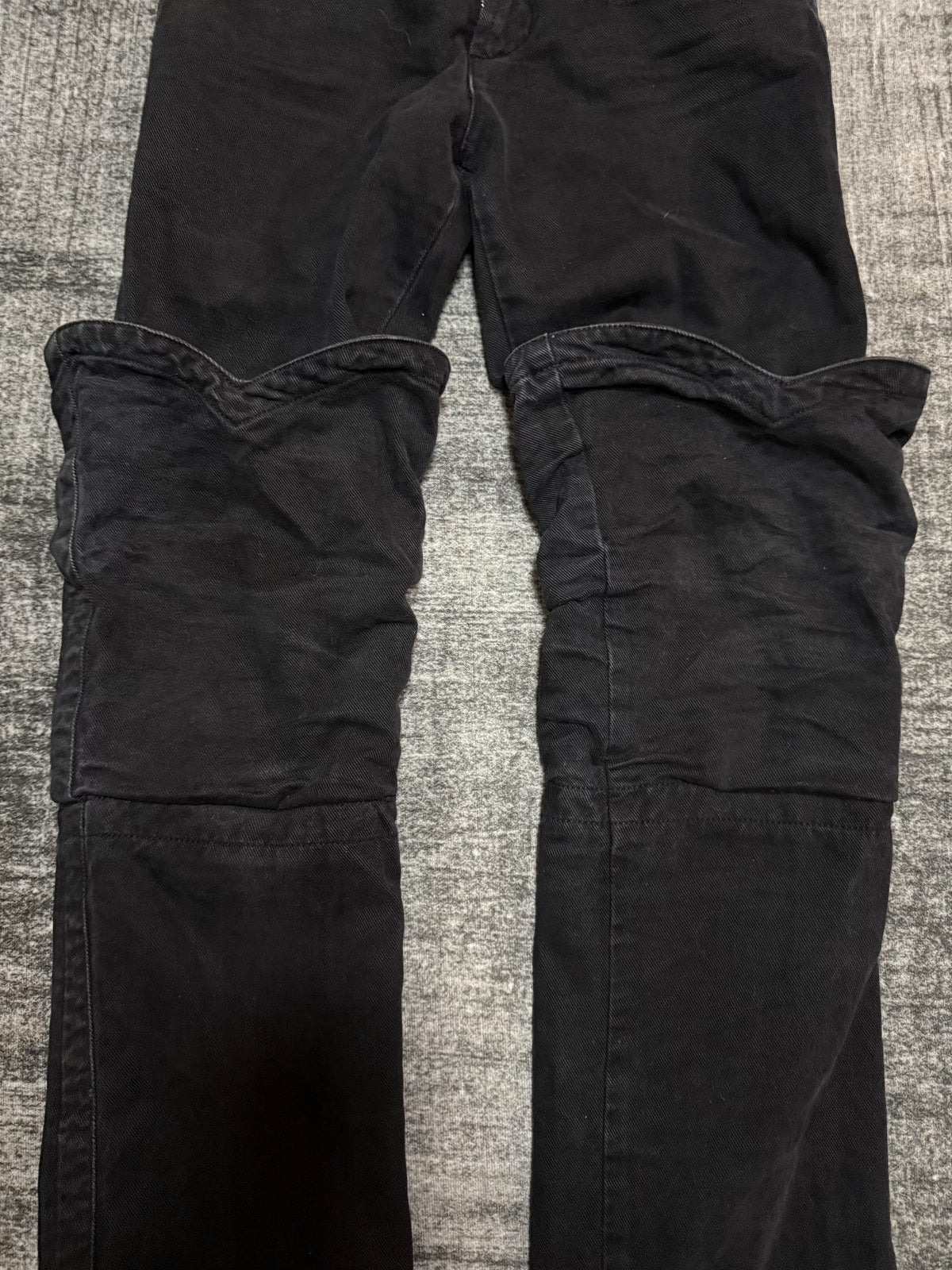 Dirk Bikkembergs Boot-Cut Low-Rise Brushed Denim Jeans