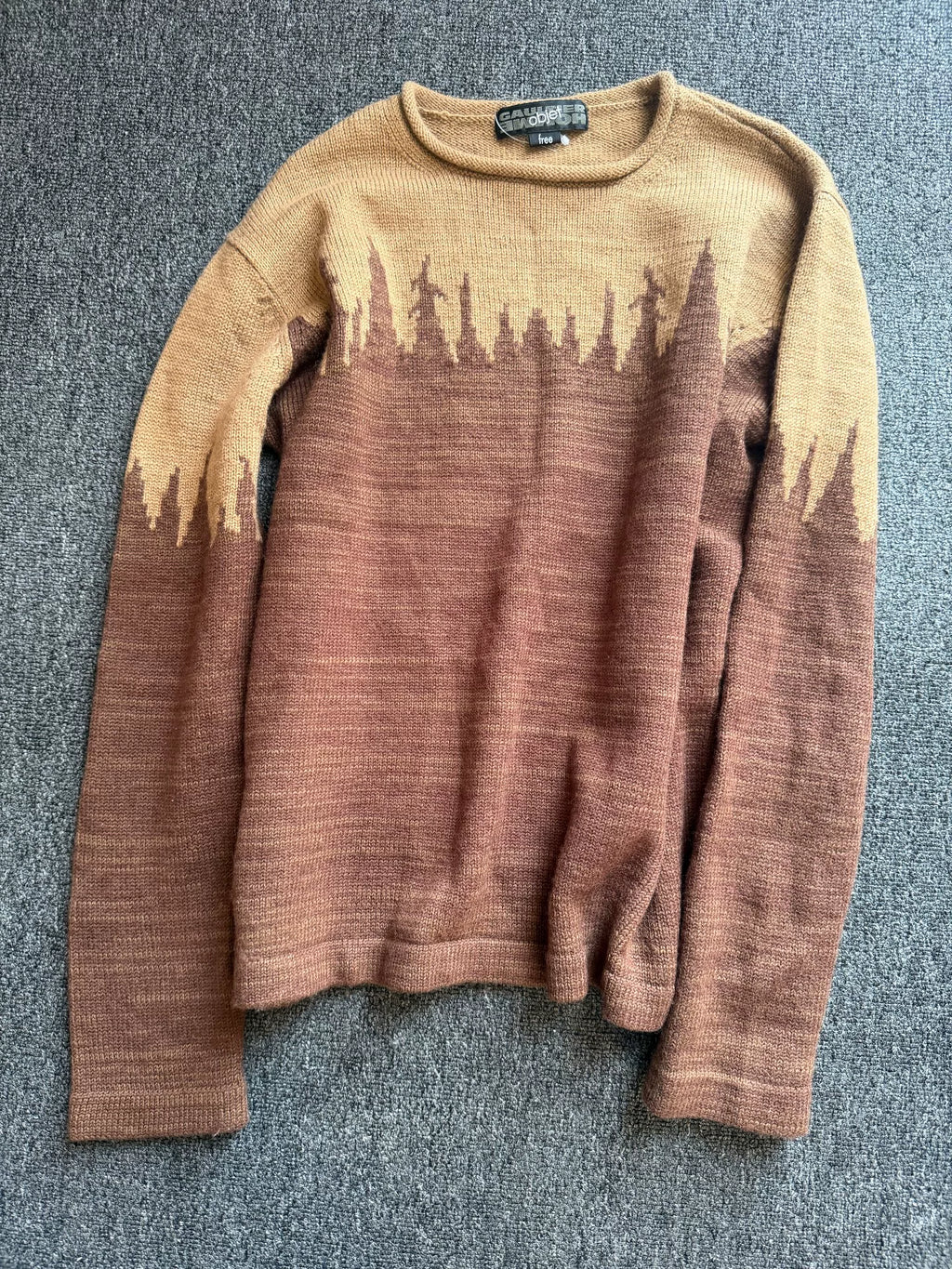 Gault Gaultier Homme Objet Sweater in Brown
