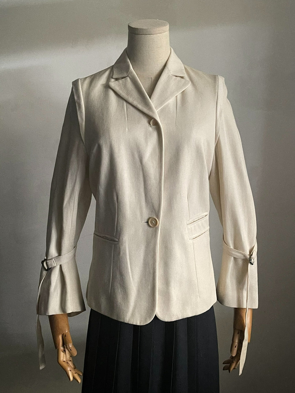 Ann Demeulemeester FW07 Short Collar Fleece Wool Jacket