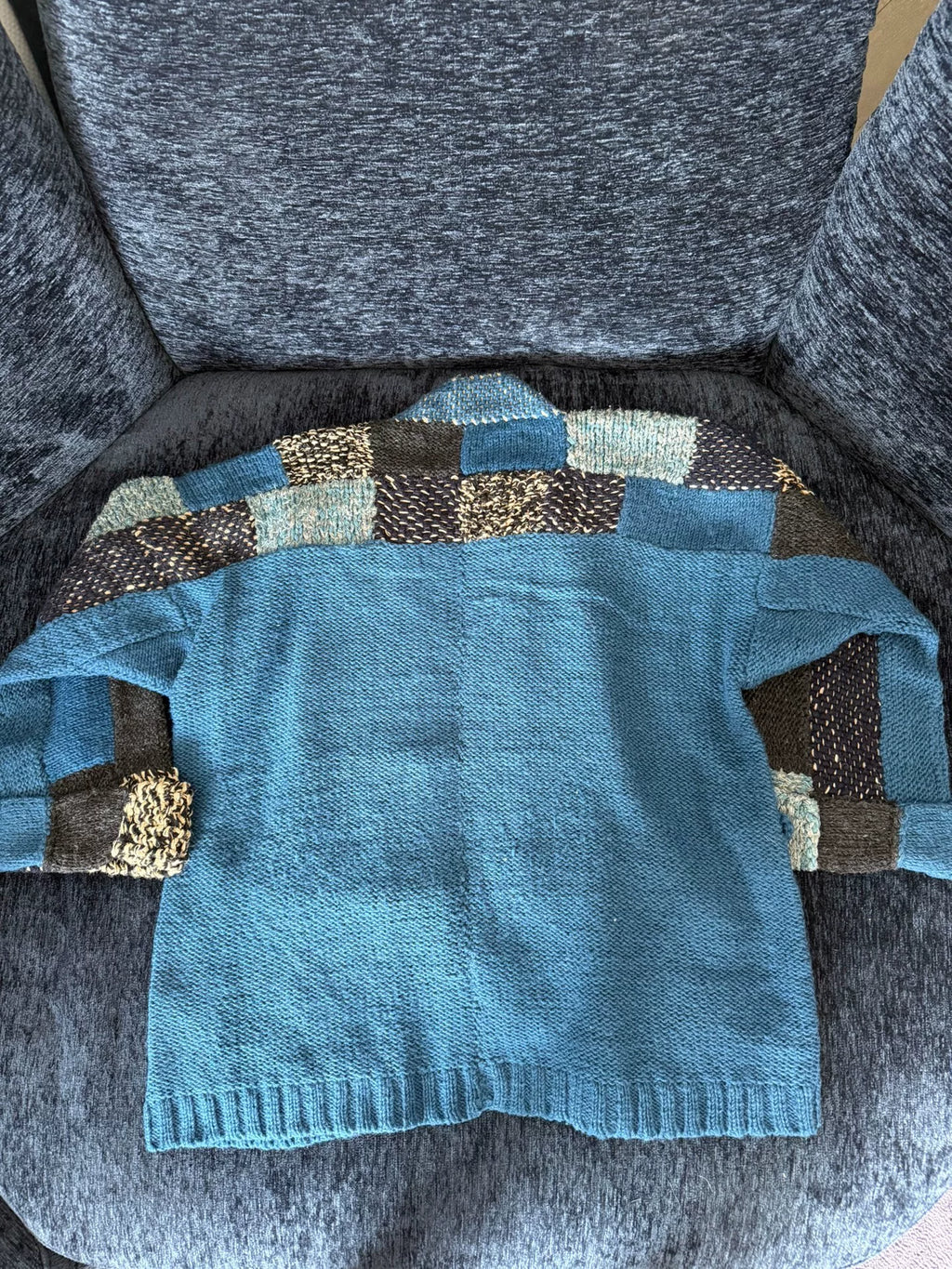 Kapital Boro Indigo Patchwork Cardigan