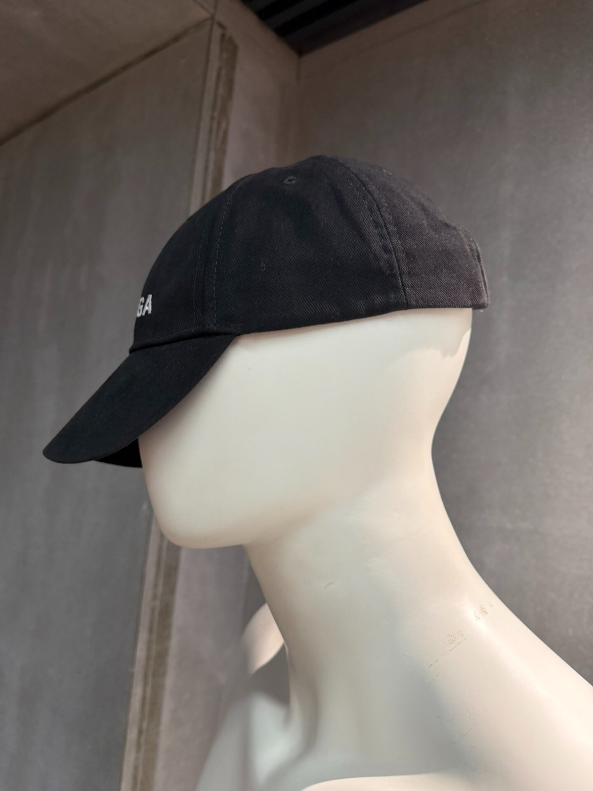Balenciaga SS06 Cover Face Adjustable Velcro Cap