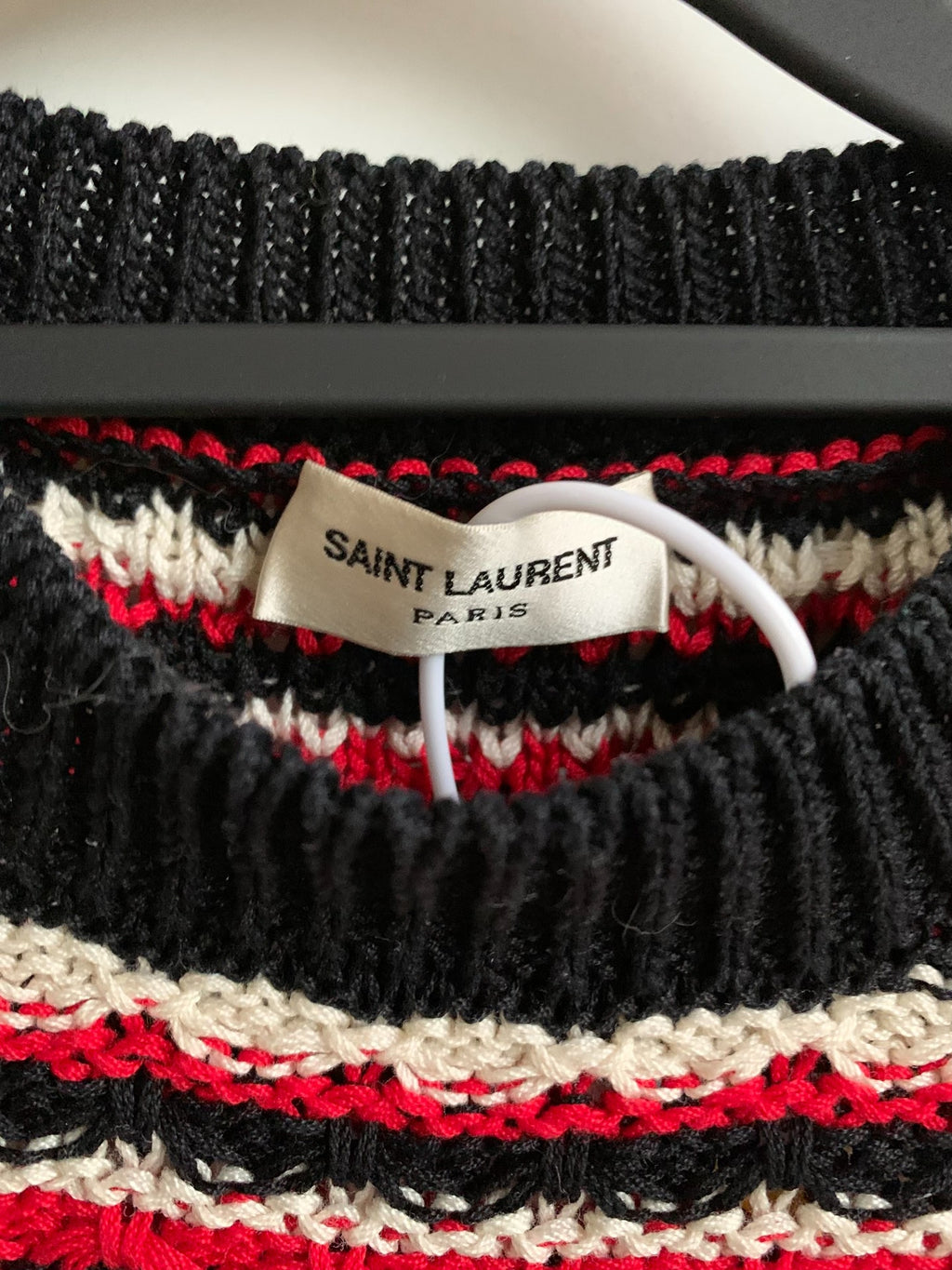 Saint Laurent Striped Knit Sweater