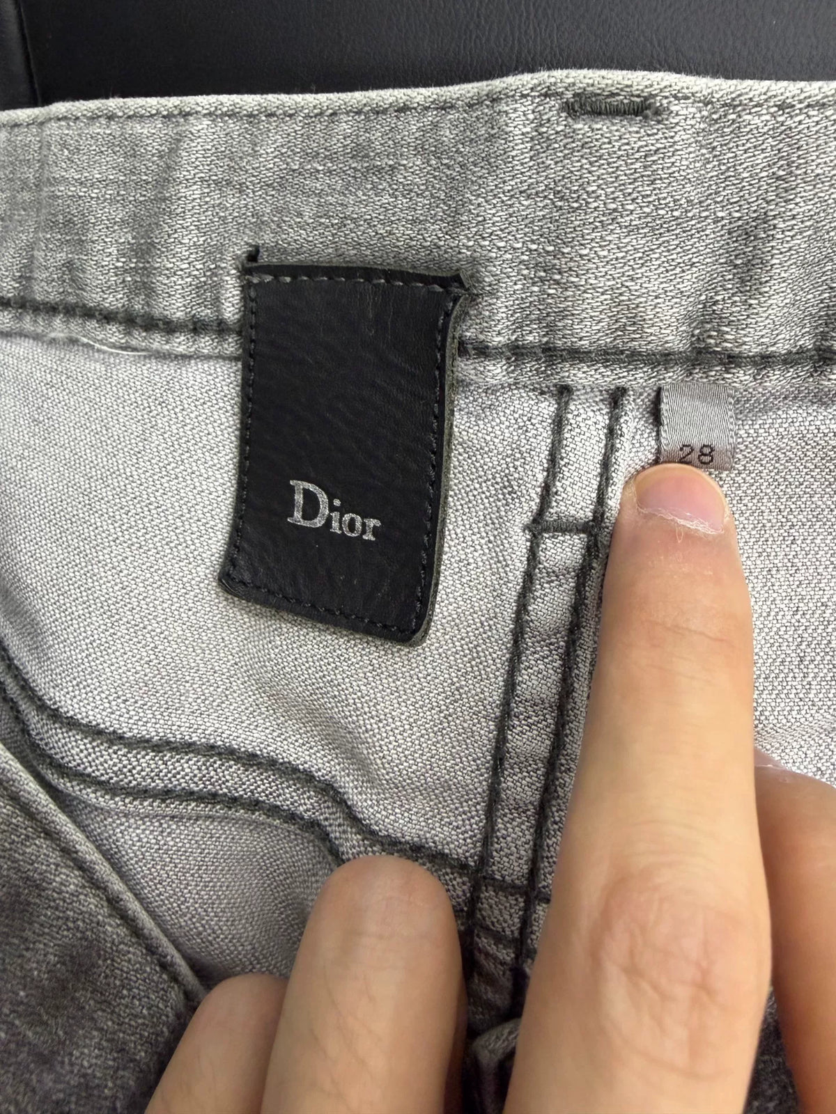 Dior Homme AW09 Light Grey Jeans
