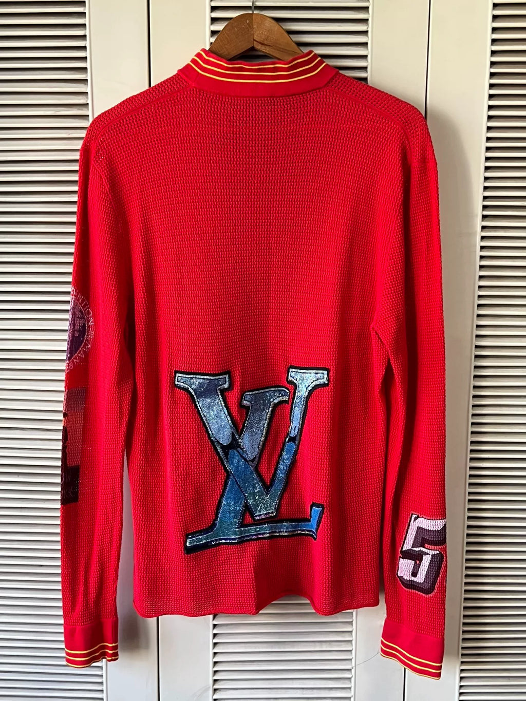 Louis Vuitton Red Sweater