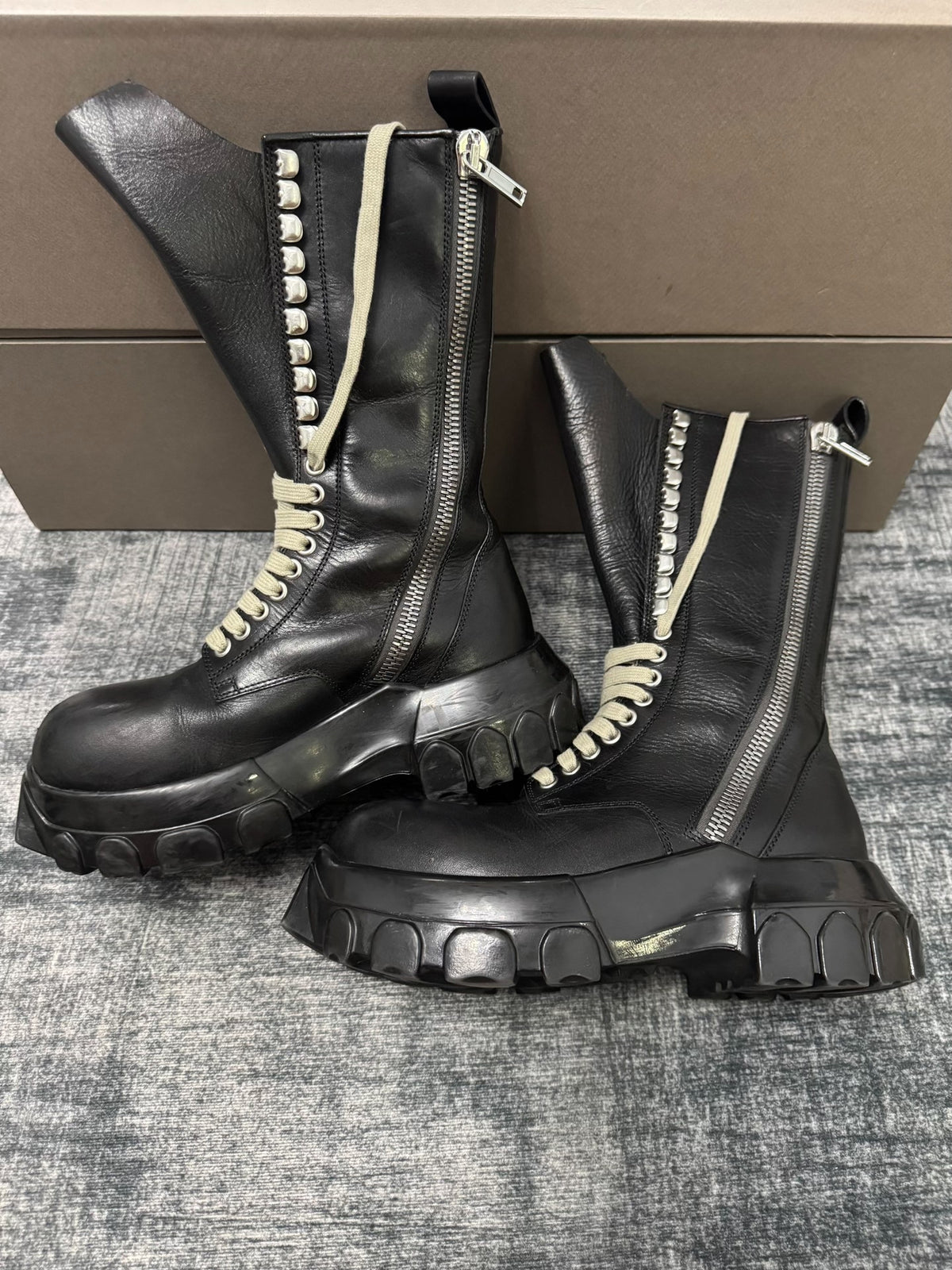 Rick Owens Lace-Up Boots