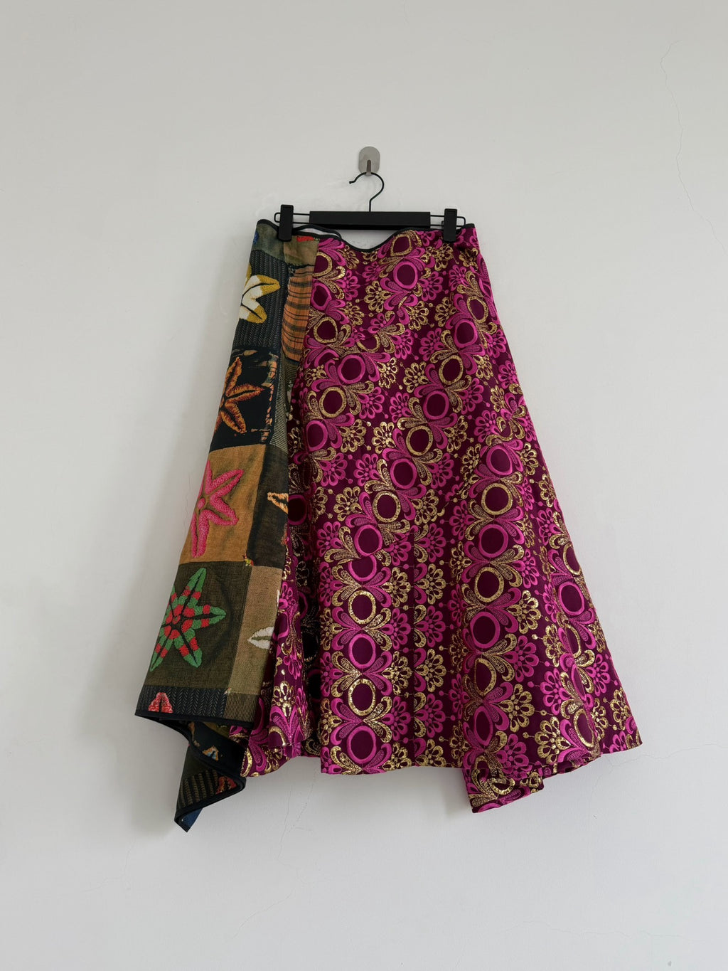 Comme Des Garcons Rei Kawakubo 1999 runway patchwork apron-style skirt