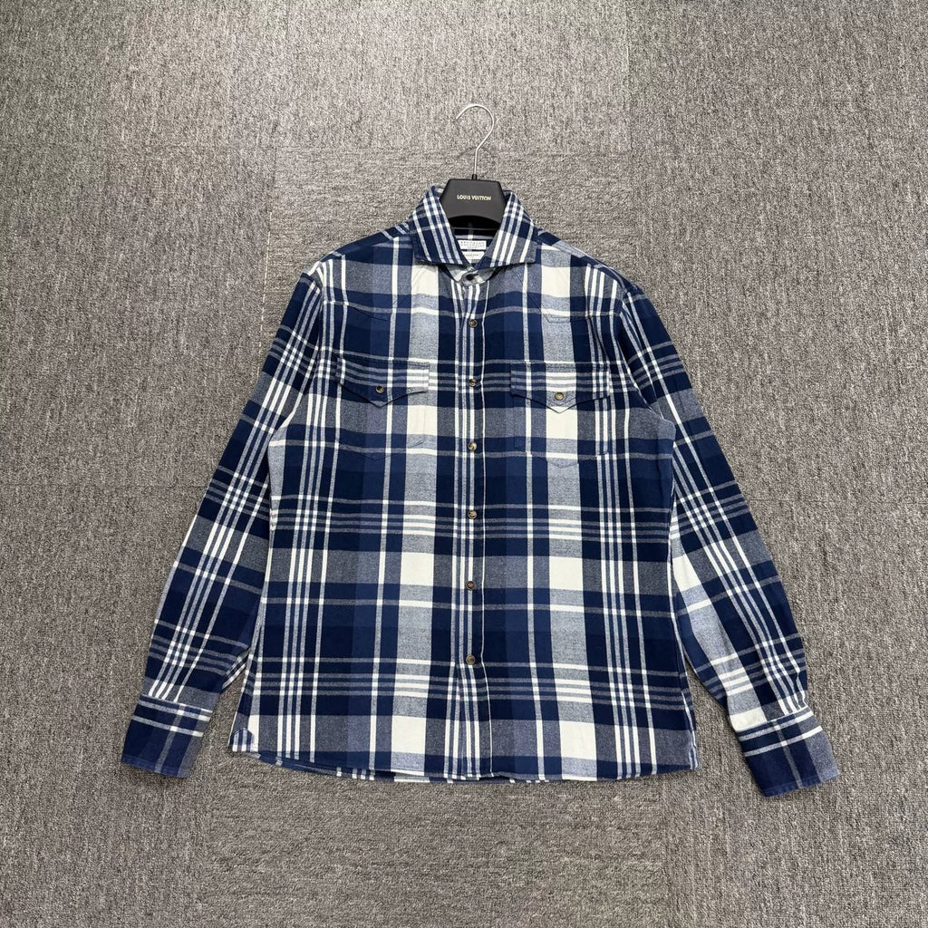 Brunello Cucinelli Plaid Shirt
