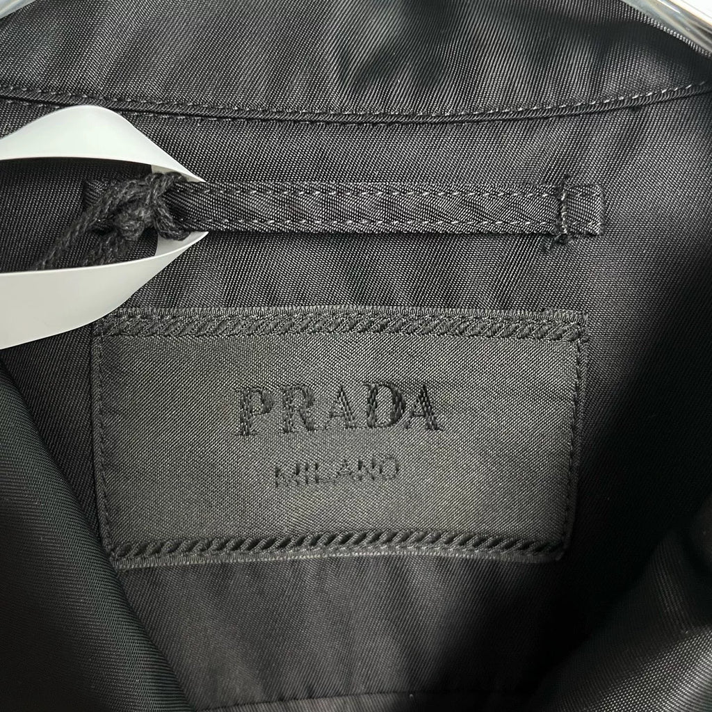 Prada Nylon Lapel Shirt Jacket