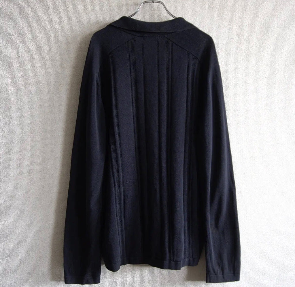 HERMES 1980s Long Sleeve Polo Shirt