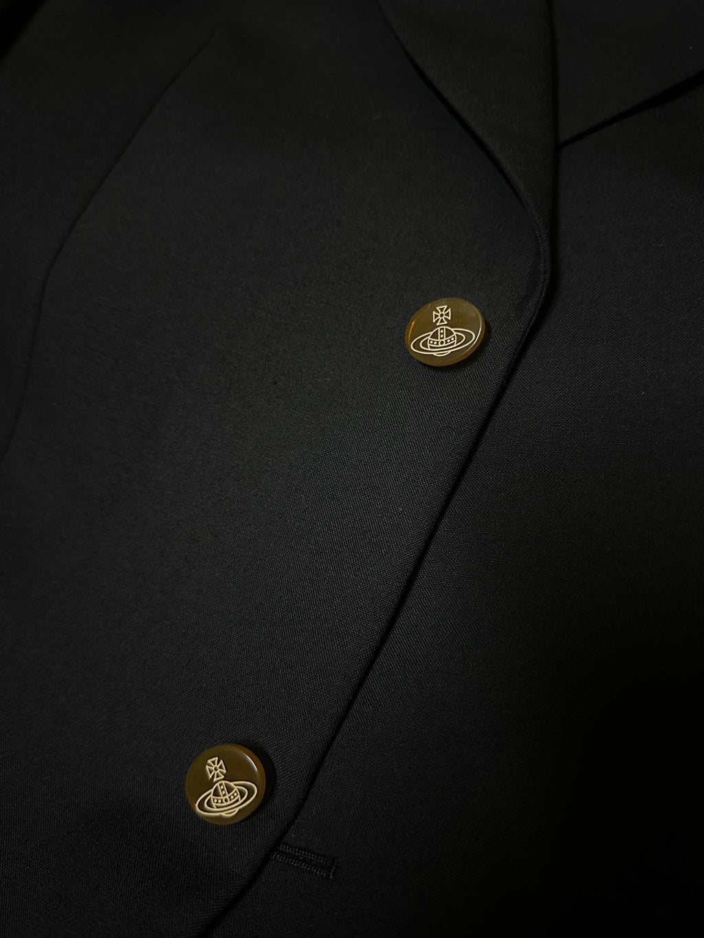 Vivienne Westwood Notched Lapel Wool Coat