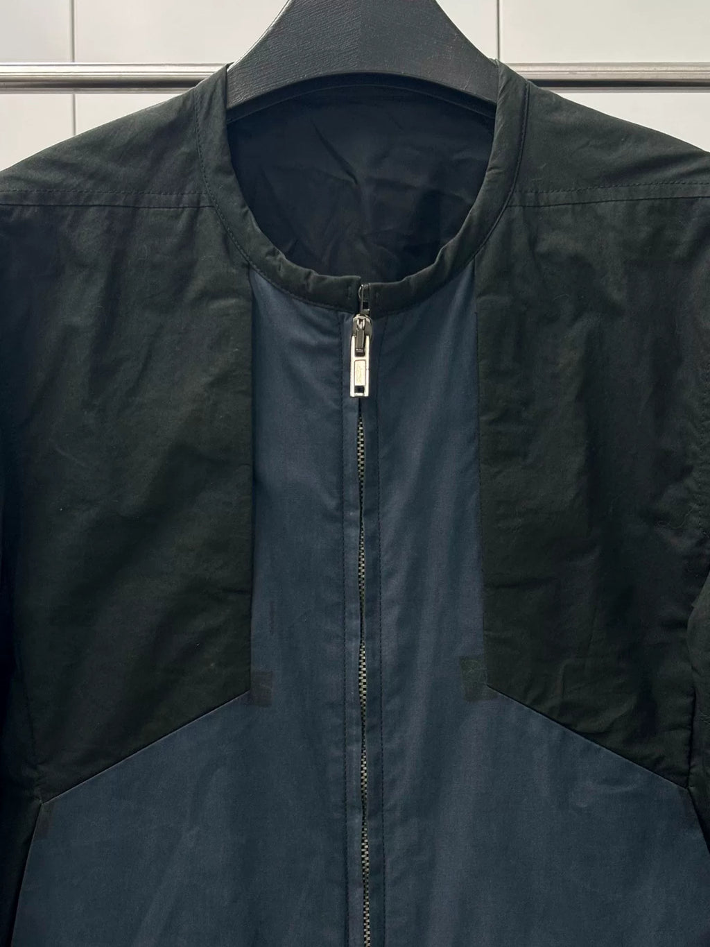 Rick Owens｜Patchwork Leather Motorcycle Jacket