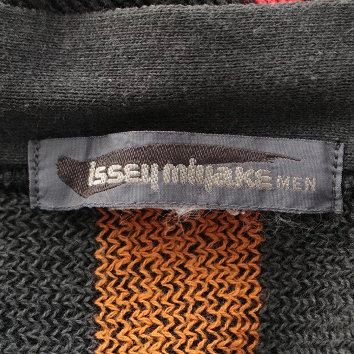 Issey Miyake 1980s Colorful Striped Knit Sweater