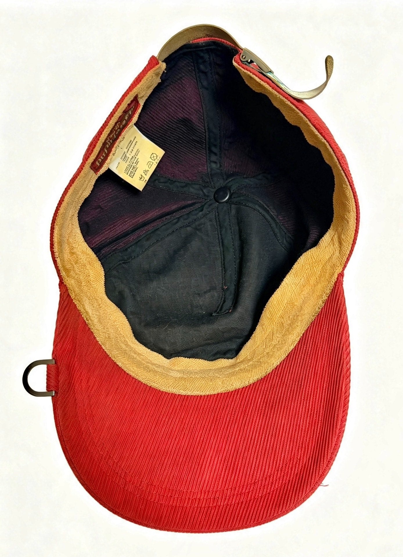 Mastermind Japan Mainline Red Baseball Skull Leather Patch Cap