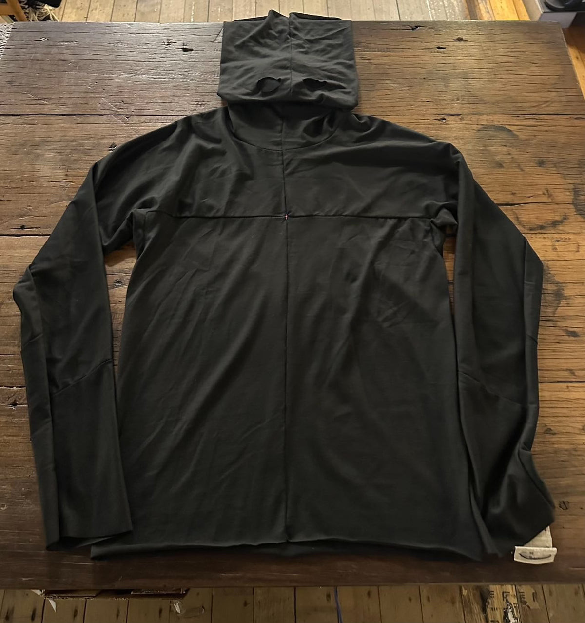 M.A+ FW25 Black Cotton Top