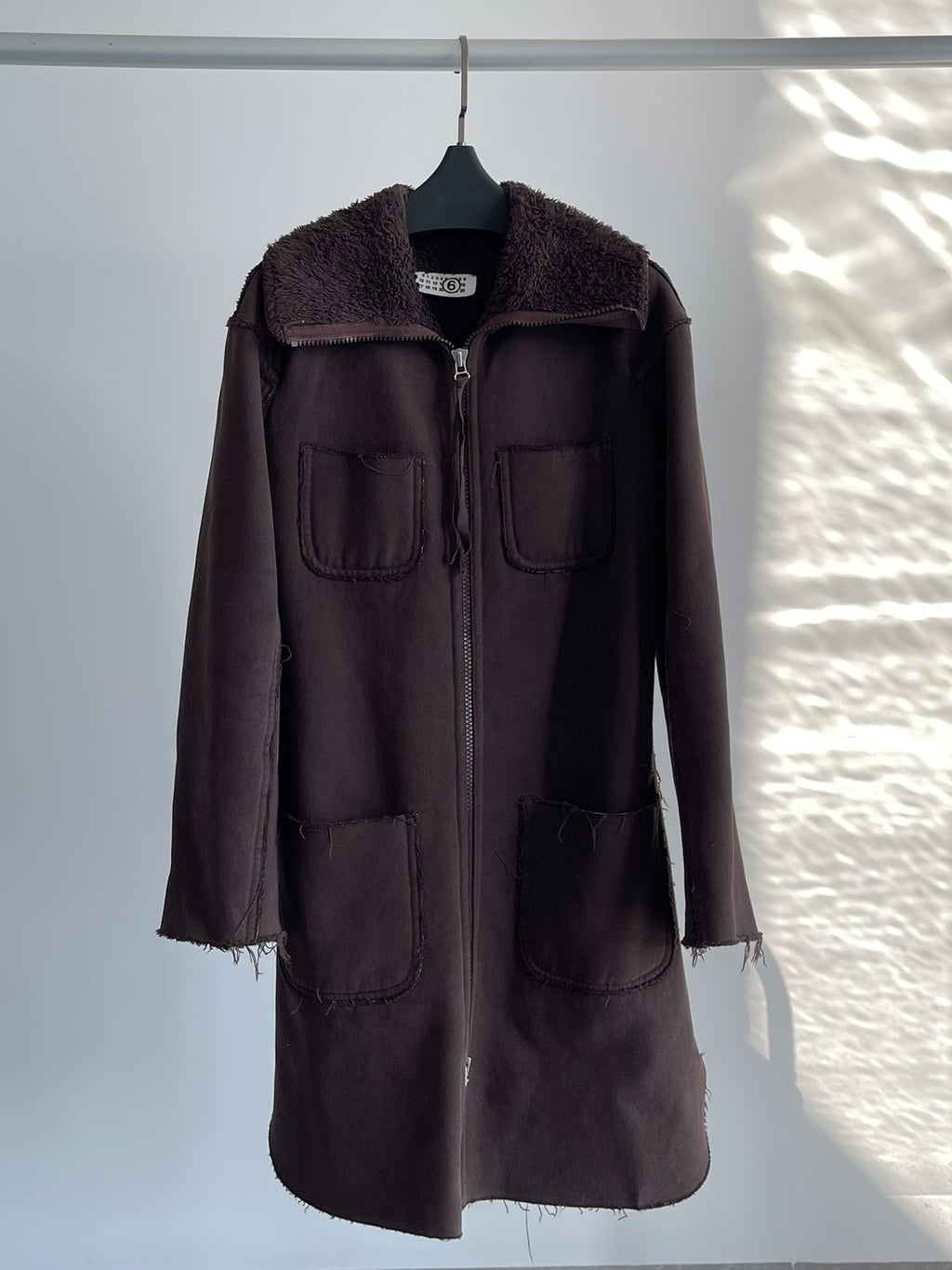 Maison Margiela High Collar Cotton/Polyester Coat