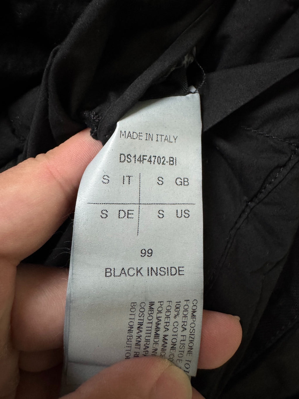 Rick Owens biker leather jacket padded jacket