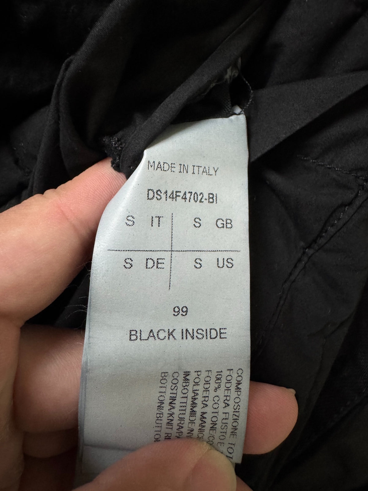 Rick Owens biker leather jacket padded jacket