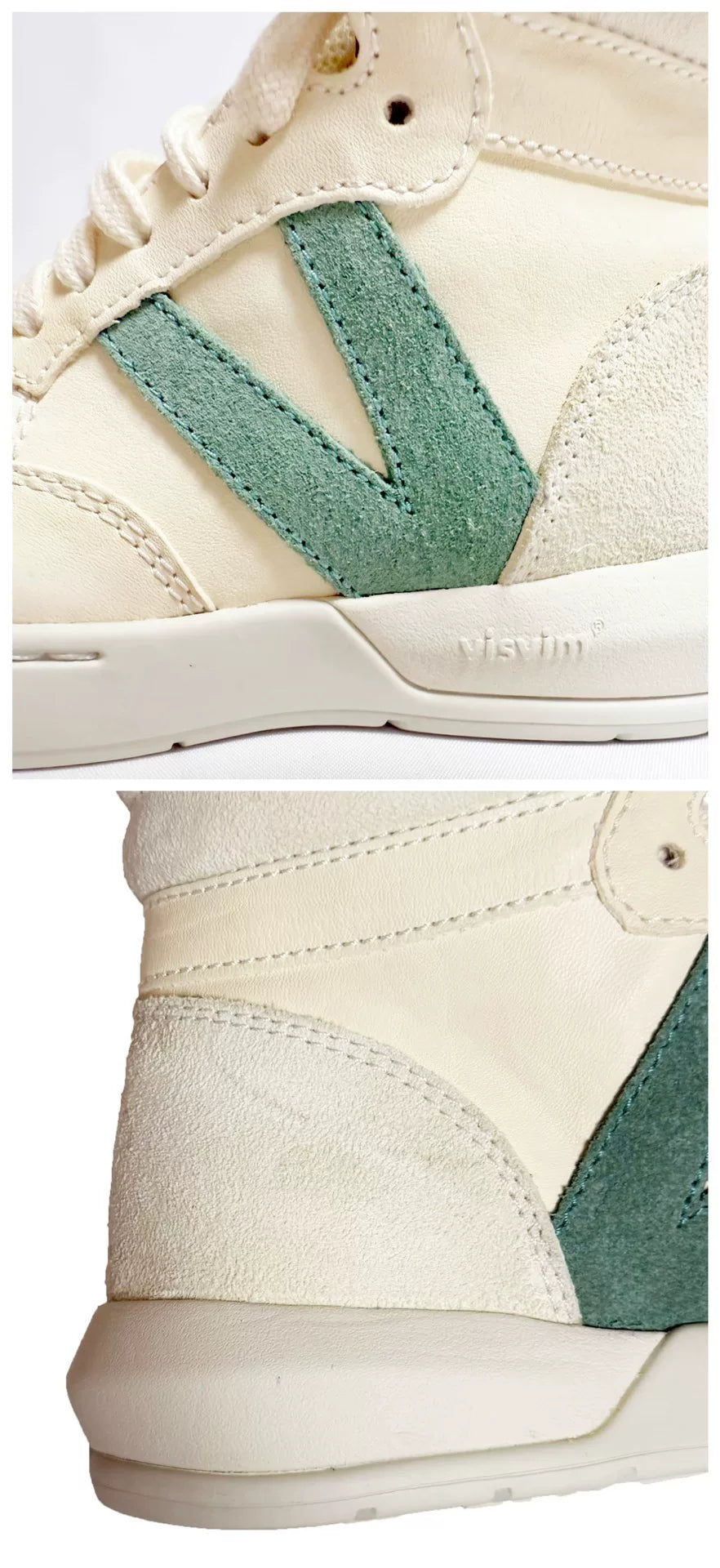 Visvim Wmv Chamberlain Hi Lt. Green Sneakers