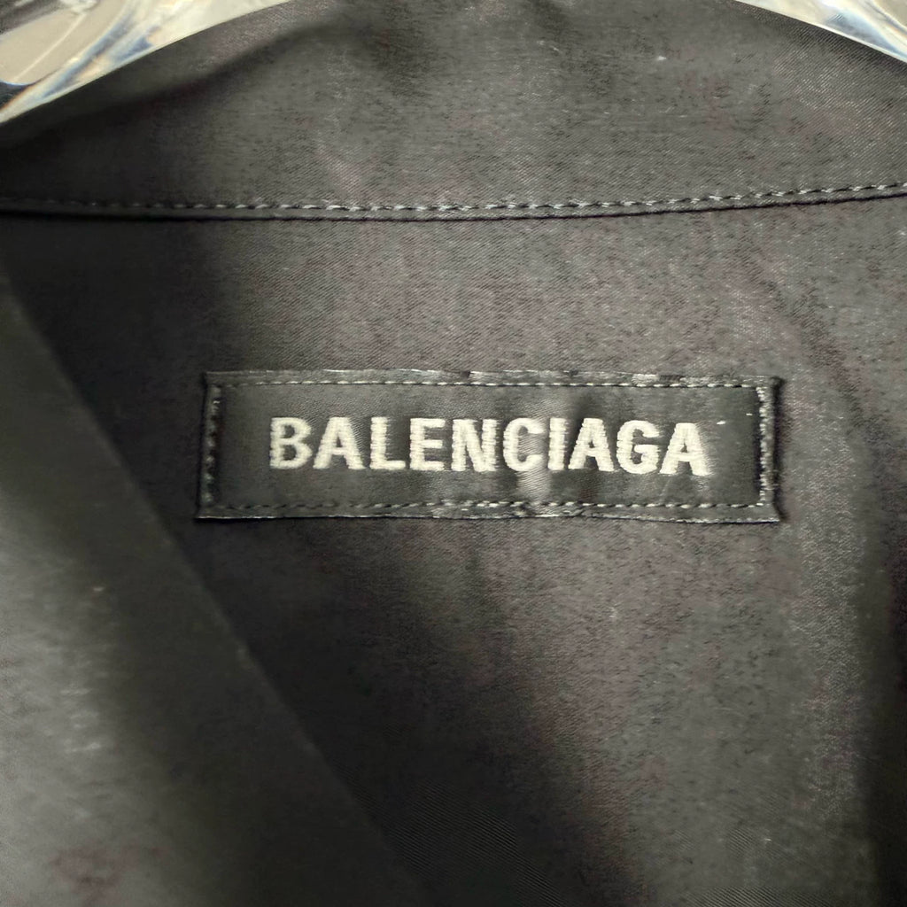 Balenciaga Label Short Sleeve Shirt
