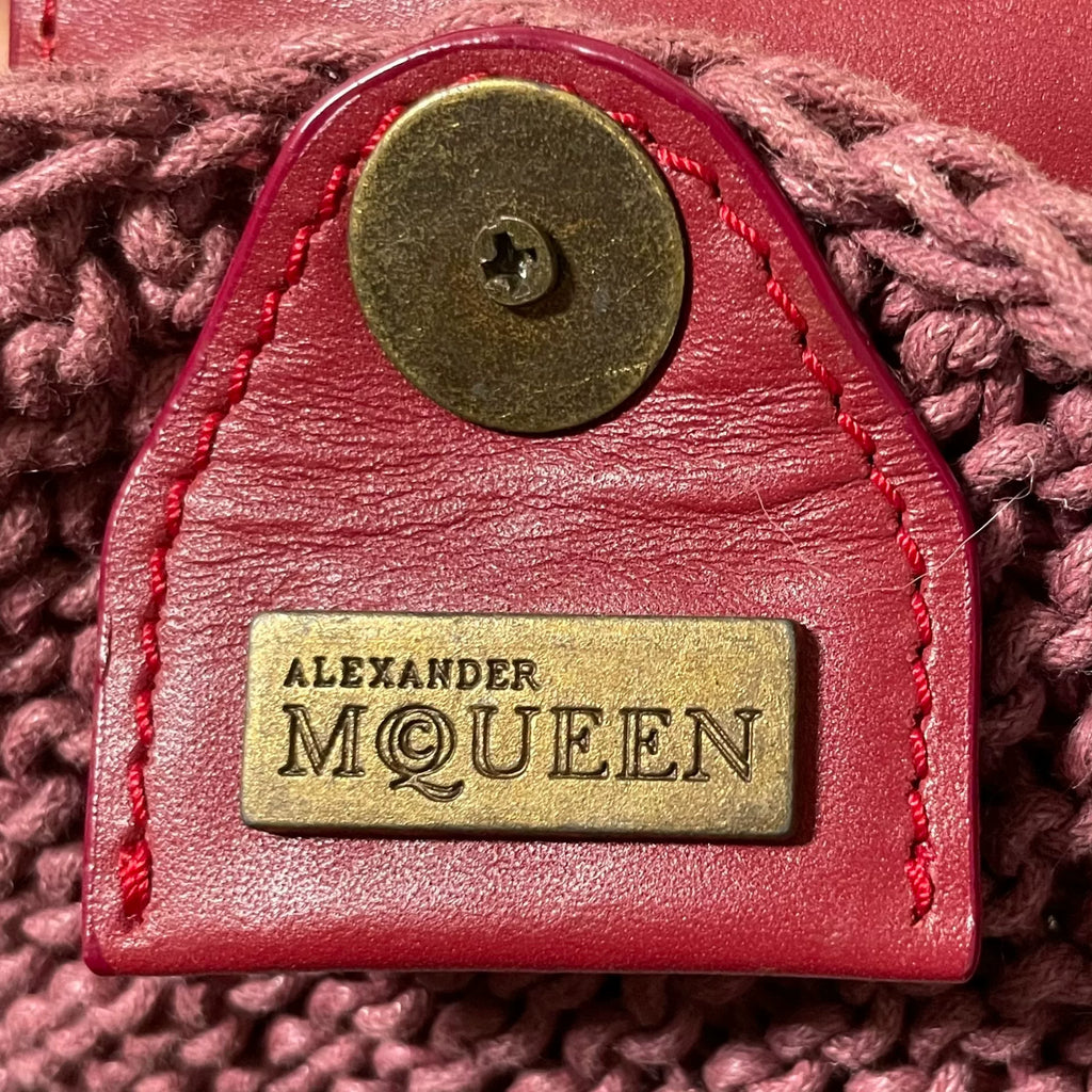 Alexander McQueen | Cinnabar Red Biker Bag