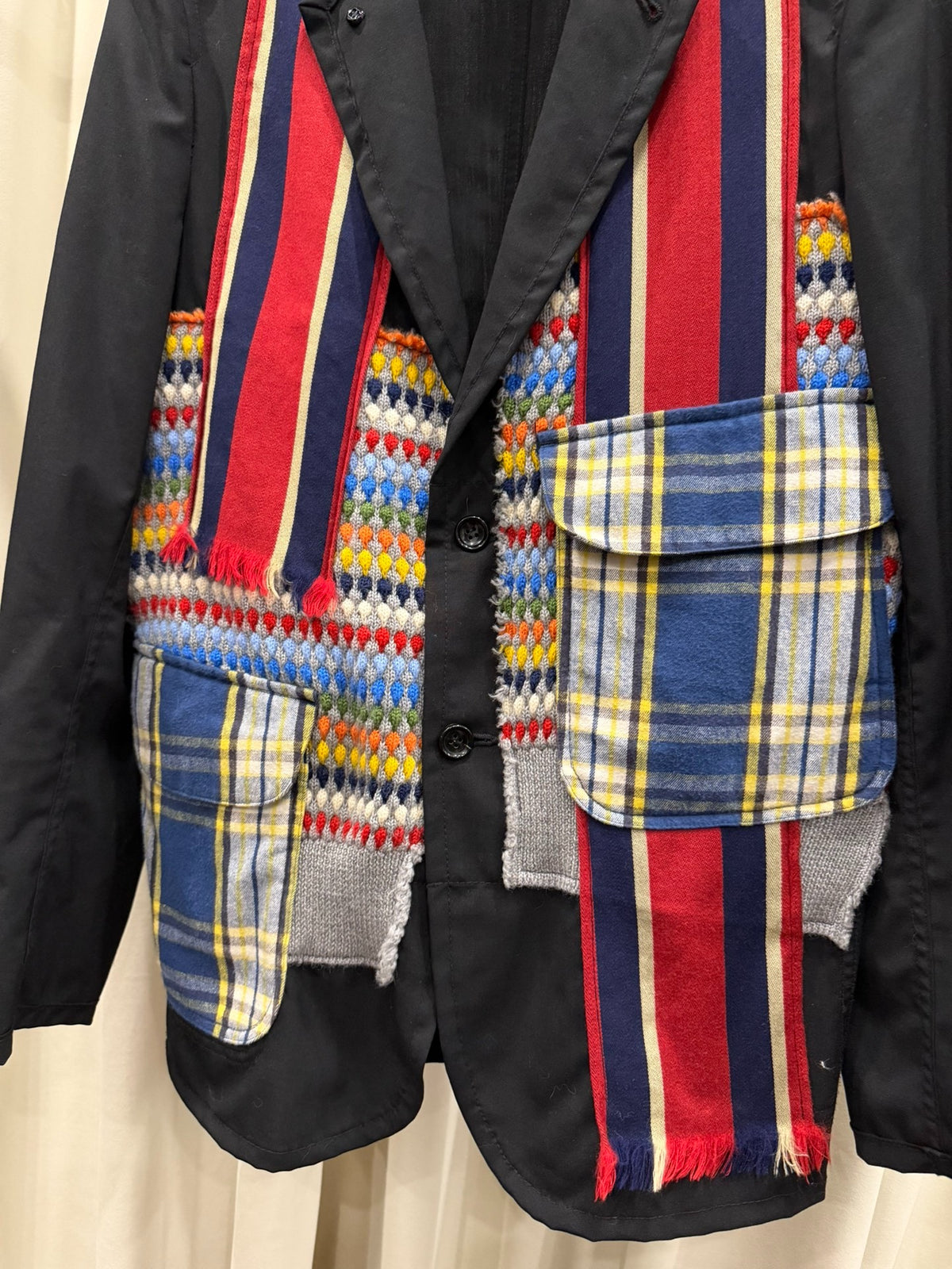 Comme des Garçons cdg10ss patchwork suit runway style