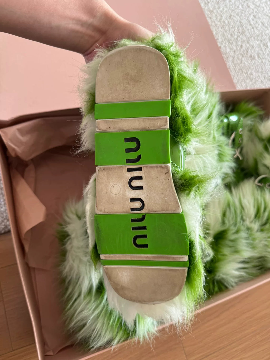 Miu Miu 17FW Fuzzy Boots