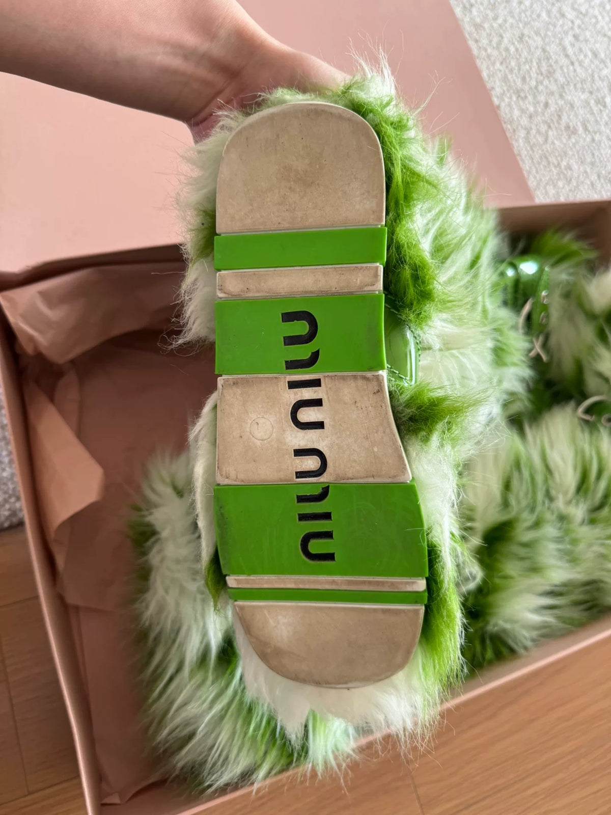 Miu Miu 17FW Fuzzy Boots