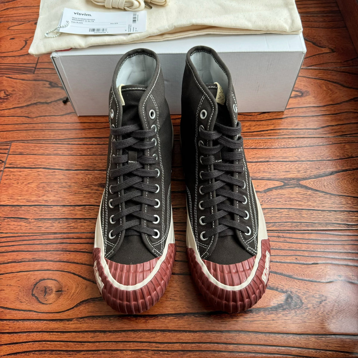 Visvim 25aw Skagway HI Alta Thin-Sole Canvas Shoes