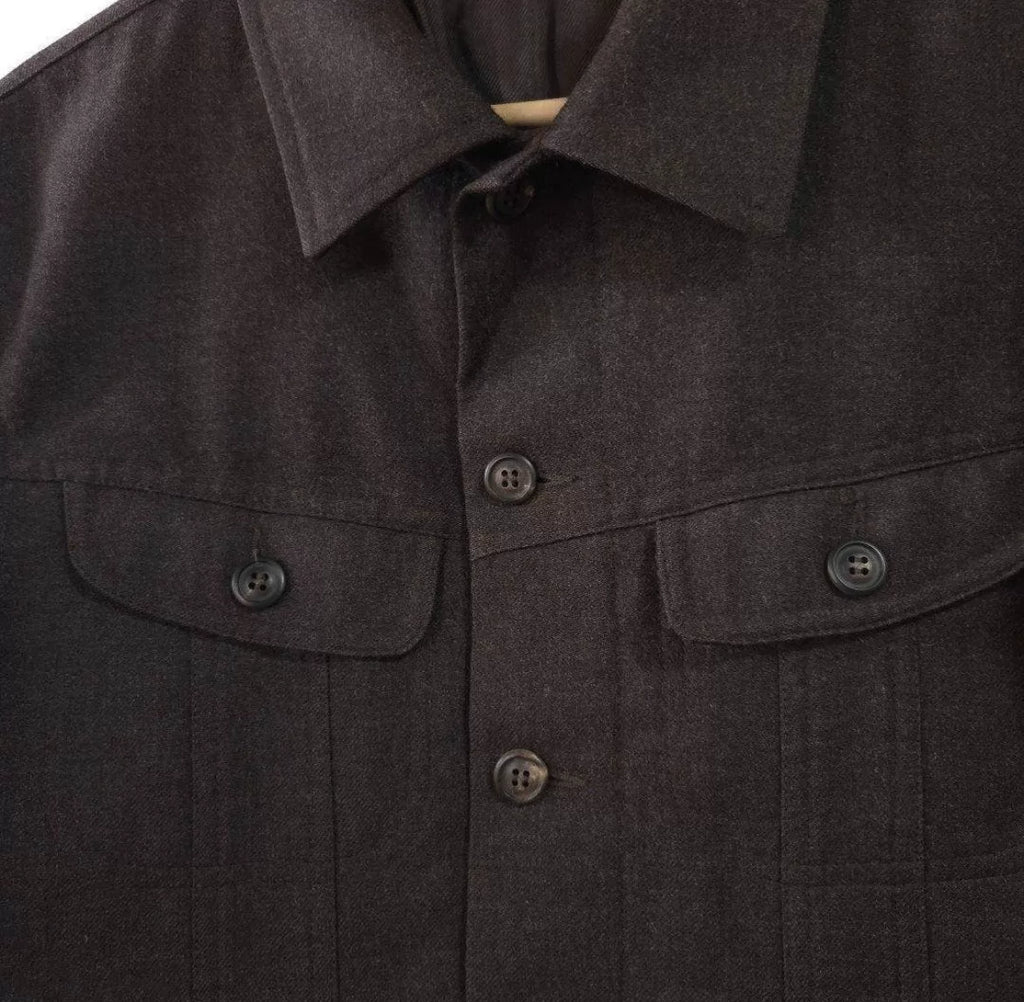 Maison Margiela AW02 Wool Flannel Truck Driver Jacket