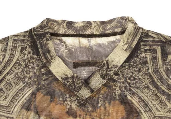 Jean Paul Gaultier Vintage Portrait Mesh Top