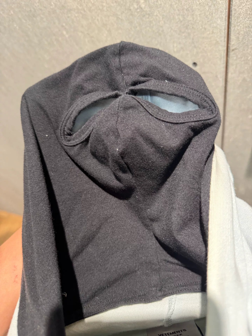 Vetements Gimp Masked Hooded Sweater