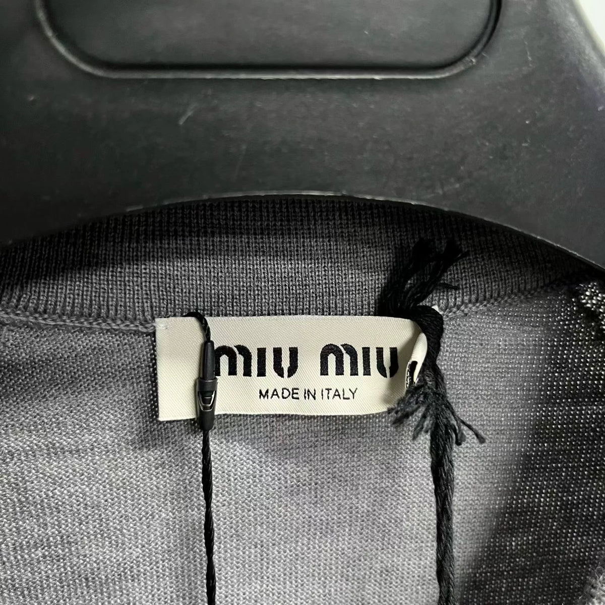 Miu Miu Wool Polo Collar Sweater
