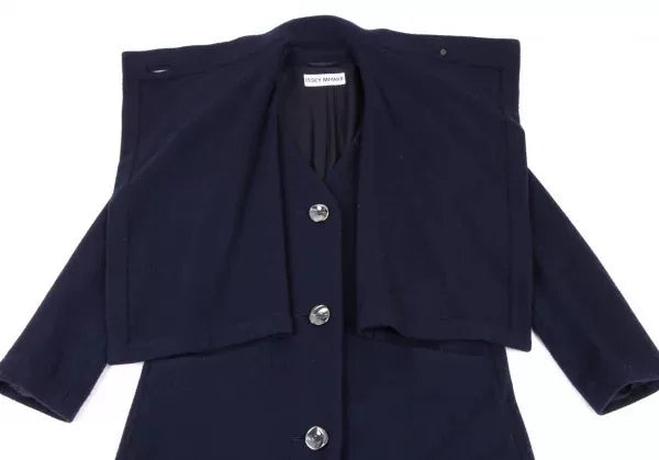 Issey Miyake Vintage Navy Line Coat