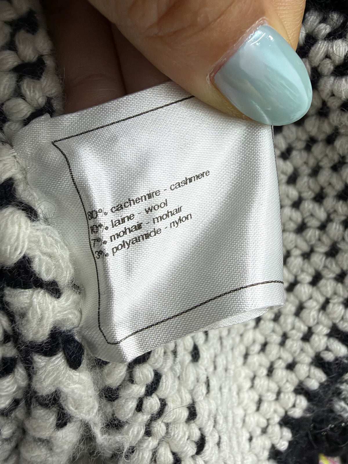 Chanel Snowflake Jacquard Tweed Knit Jacket