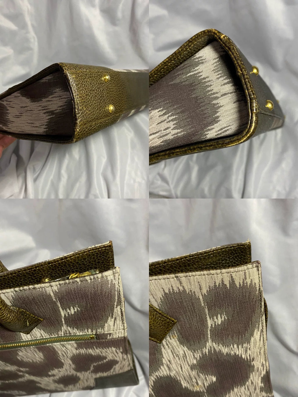 Vivienne Westwood Leopard Print Handheld Bag