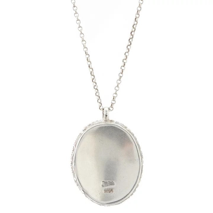 Jean Paul Gaultier Angel Relief 925 Silver Necklace