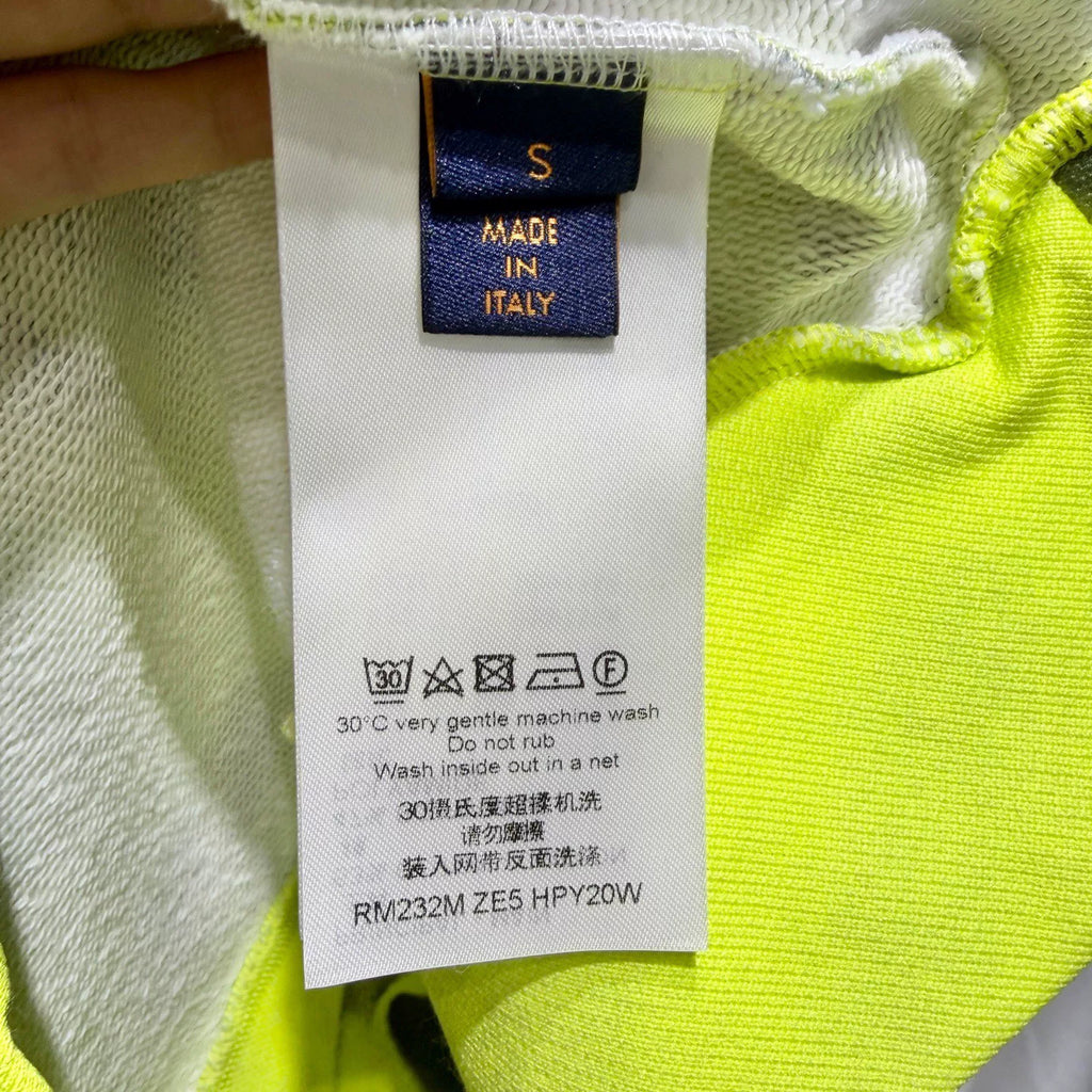 Louis Vuitton Hooded Cotton Green Hoodie
