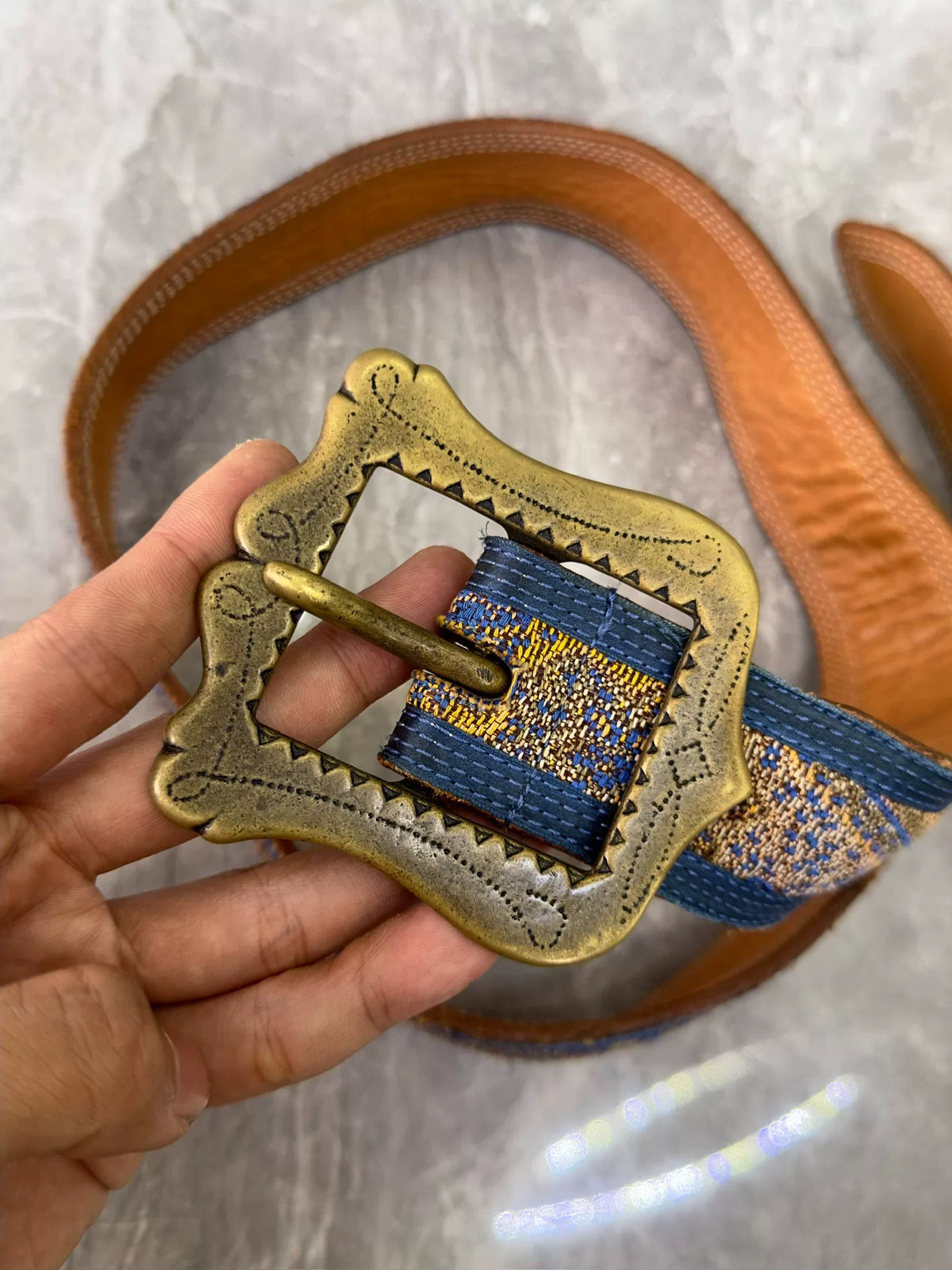 Number (N)ine 09ss Leather Belt