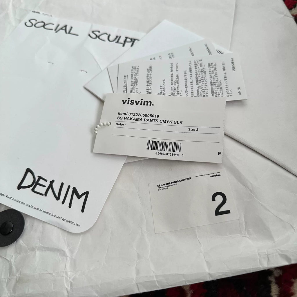 Visvim 22AW Hakama Cmyk Jeans