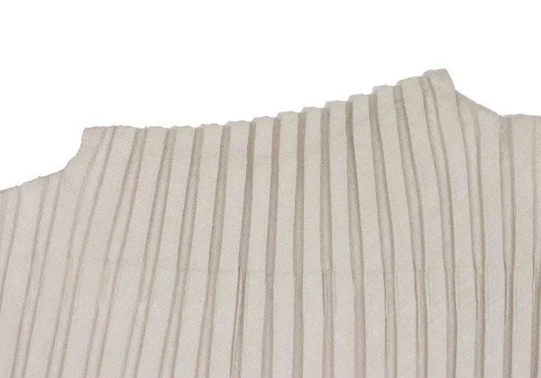 Issey Miyake Vintage Beige Pleated Top