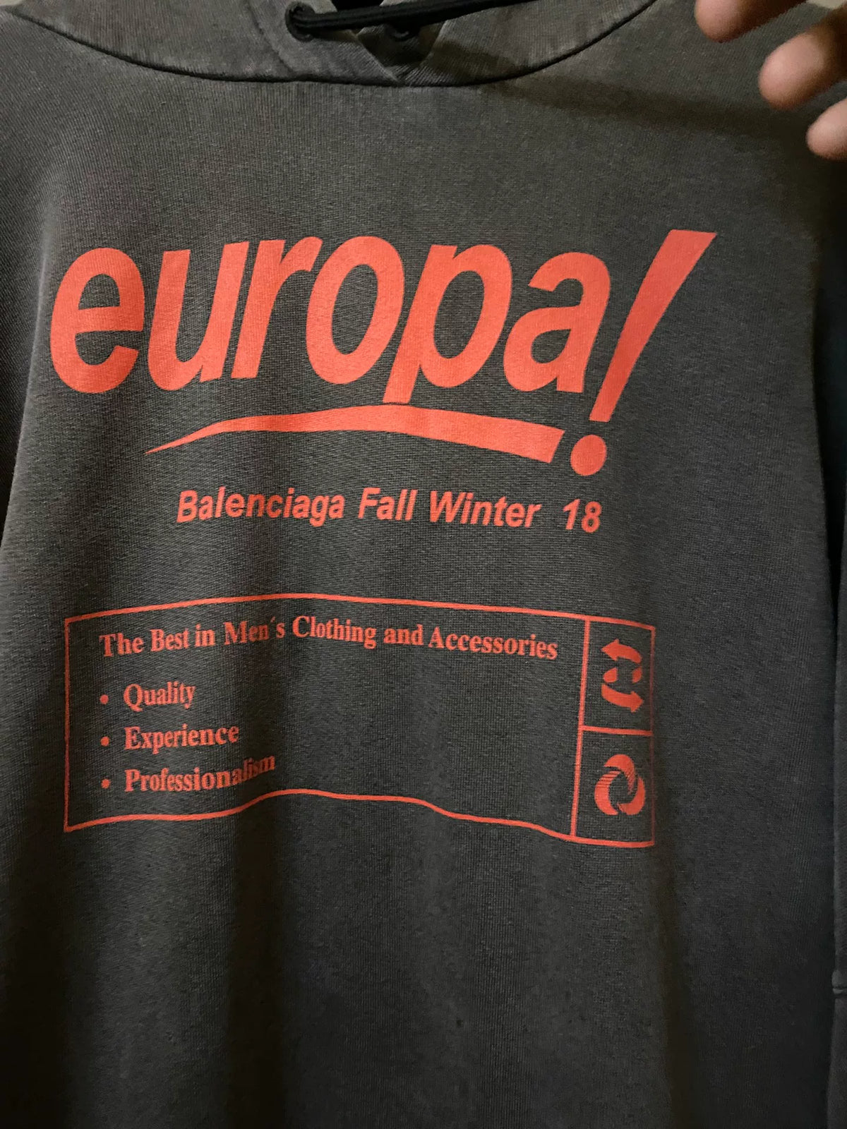 Balenciaga Europa Hoodie