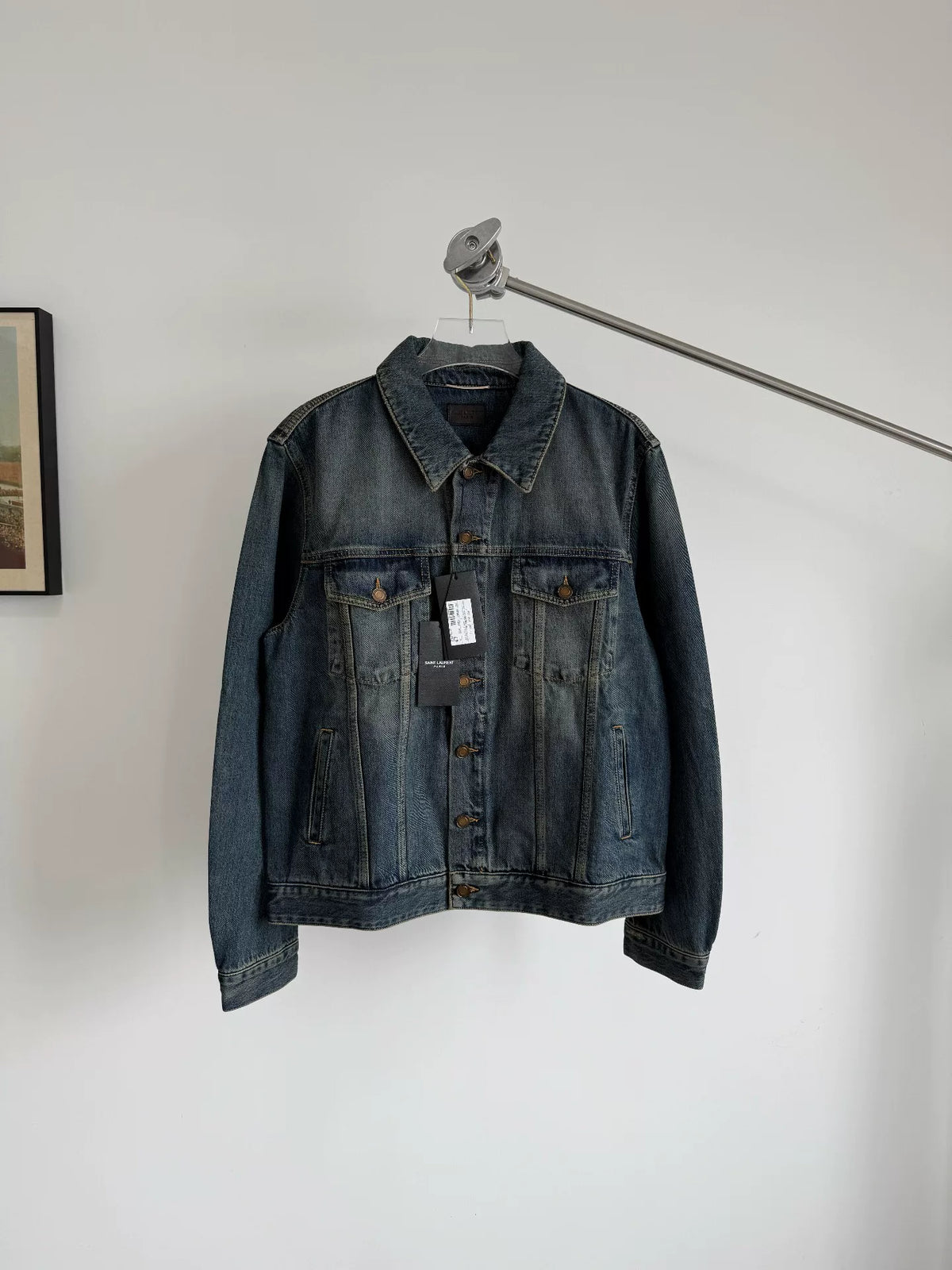 Saint Laurent Washed Denim Jacket