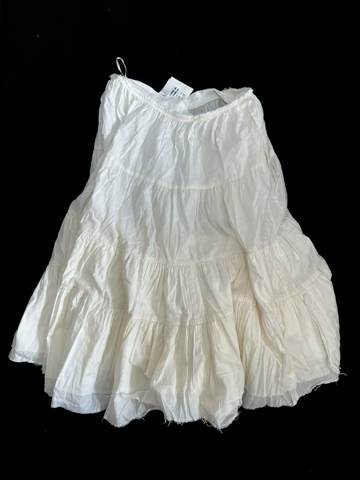 Comme des Garçons Rei Kawakubo 2006 Spring/Summer White Puff Skirt Mini Skirt