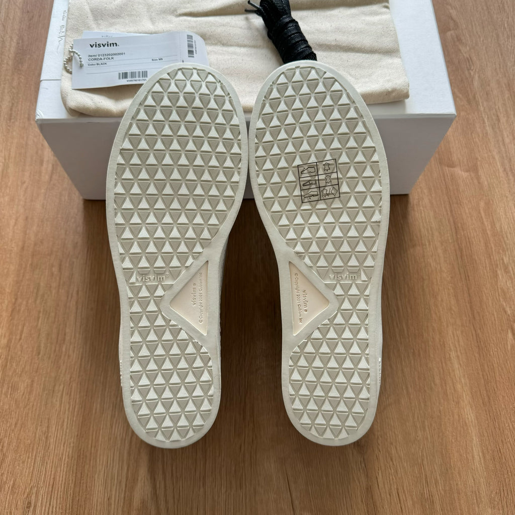 Visvim 23aw Corda Folk Trainers White Sneakers