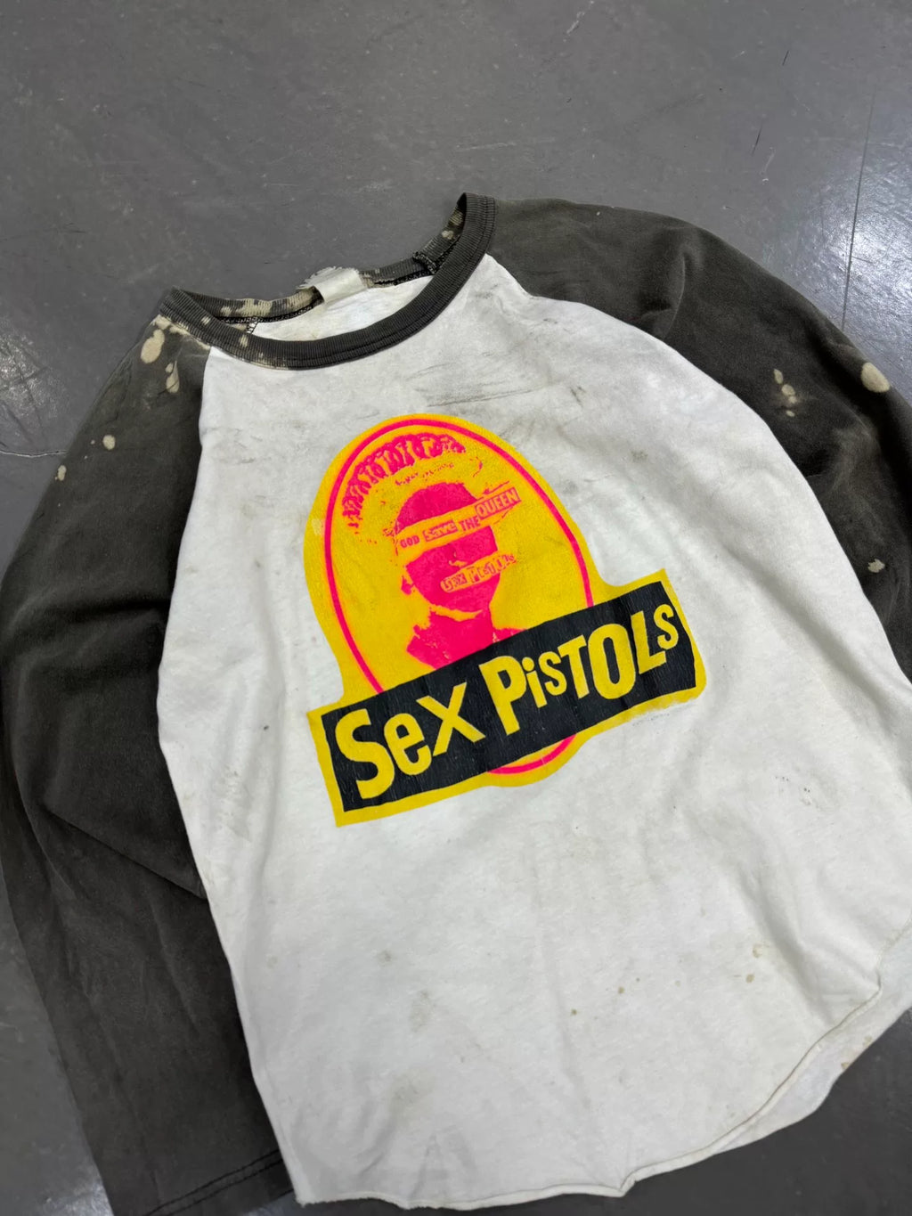 90s sex pistols raglan long-sleeve